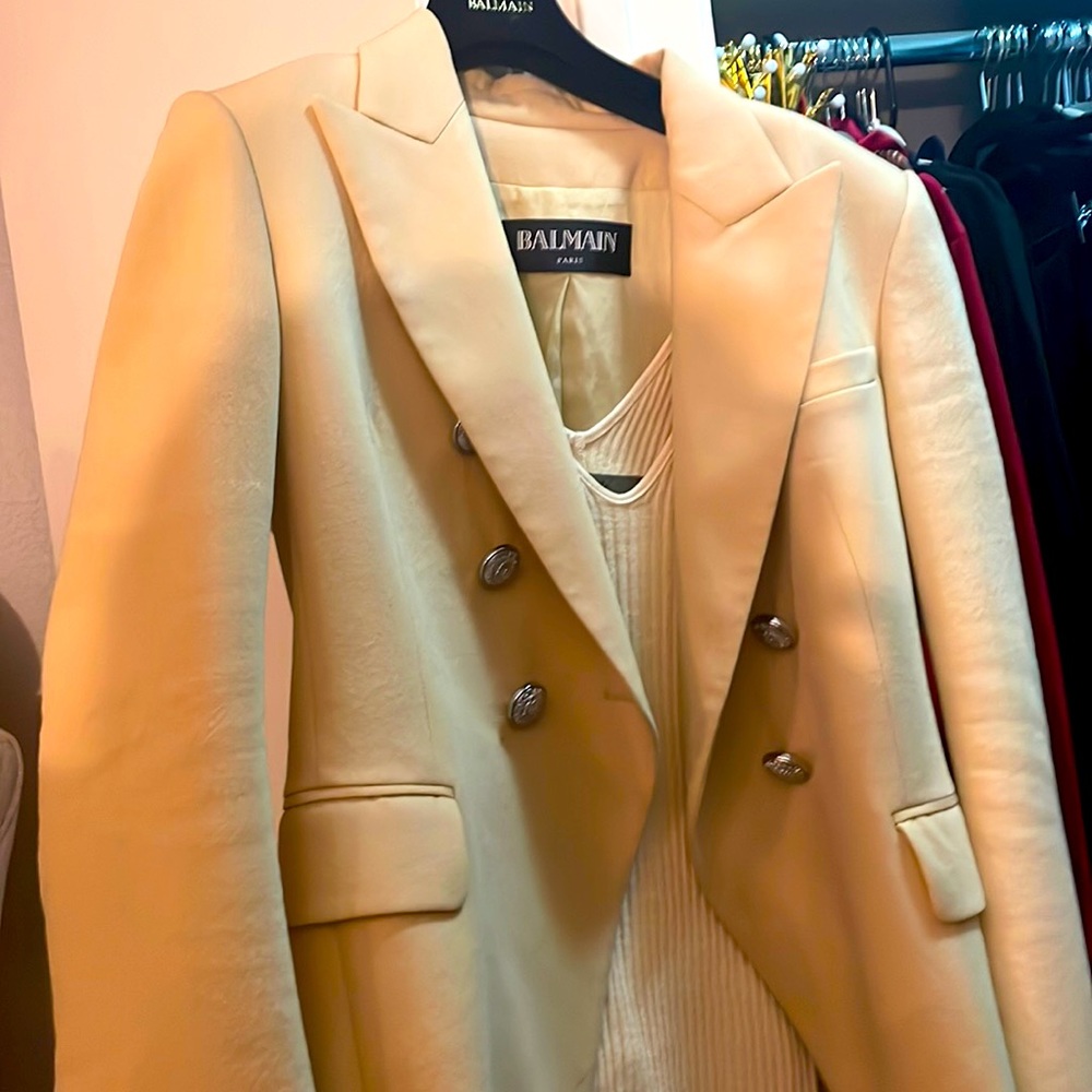 Beige BALMAIN blazer